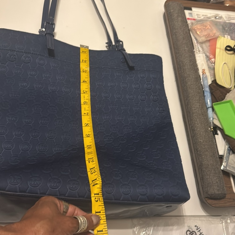 Michael Kors tote bag navy blue - Picture 8 of 9